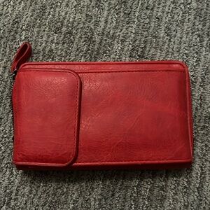Red wallet/ purse